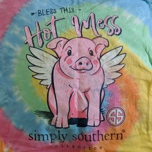 Simply southern collection pig tye-dye